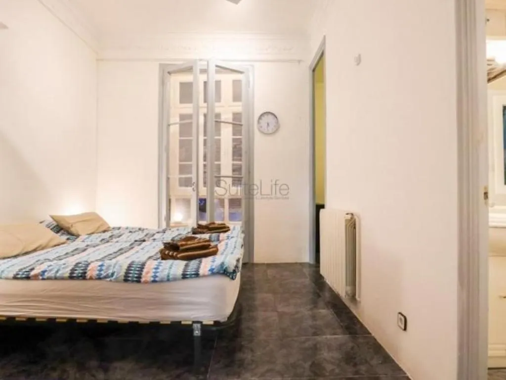 Spacious Aptmt Close To Pl Universidad And Pl Catalunya, 2,5 Bedrooms, Balcony, Heating, Elevator Min 31 Nights Barselona